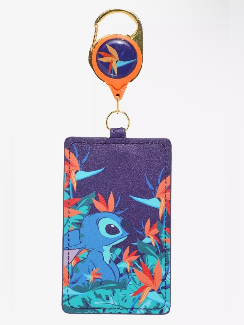 Loungefly Disney Lilo & Stitch Birds of Paradise Retractable Lanyard
